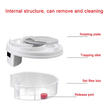 Electric Fly Trap Device with Trapping Food Pest Control Electric anti Fly Killer