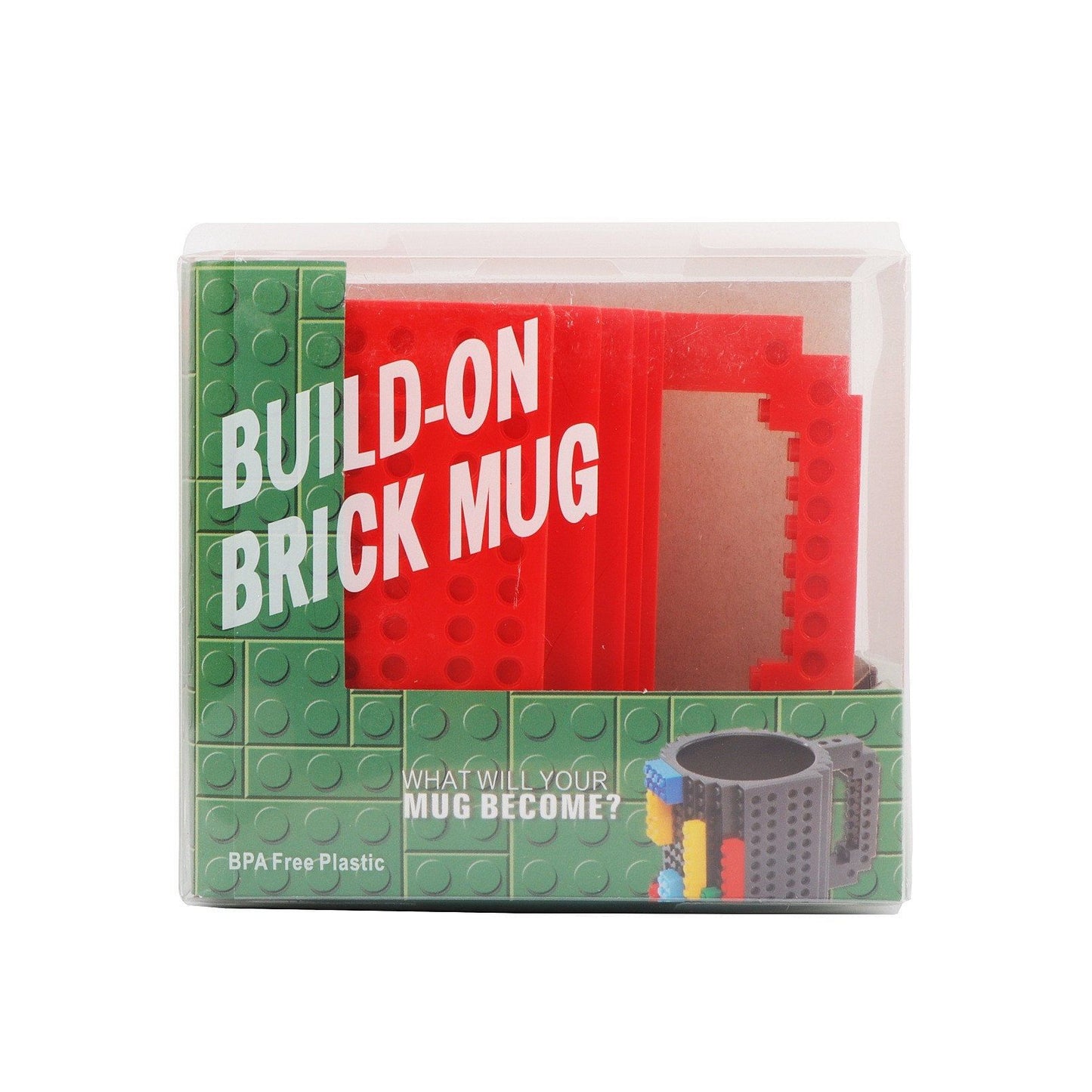 Creative DIY Build-on Brick Mug Lego Style Puzzle Mugs, Building Blocks Coffee Mug