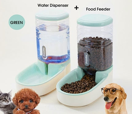 3.8L Automatic Pet Feeder Large Capacity Water Dispenser For Cat Big Dog Drinker Animal Drinking Bowl Dogs Feeder