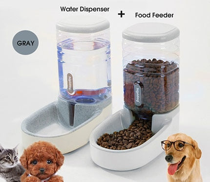 3.8L Automatic Pet Feeder Large Capacity Water Dispenser For Cat Big Dog Drinker Animal Drinking Bowl Dogs Feeder